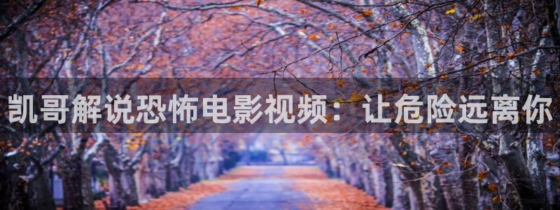 91樱花视频在线观看：凯哥解说恐怖电影视频：让危险远离你